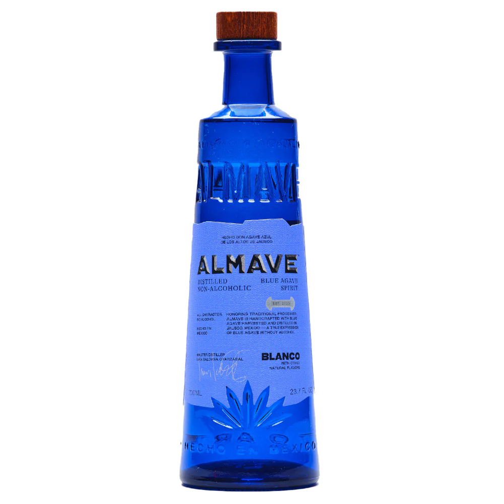 BEBIDA DE AGAVE AZUL ALMAVE BLANCO SIN ALCOHOL 700ML