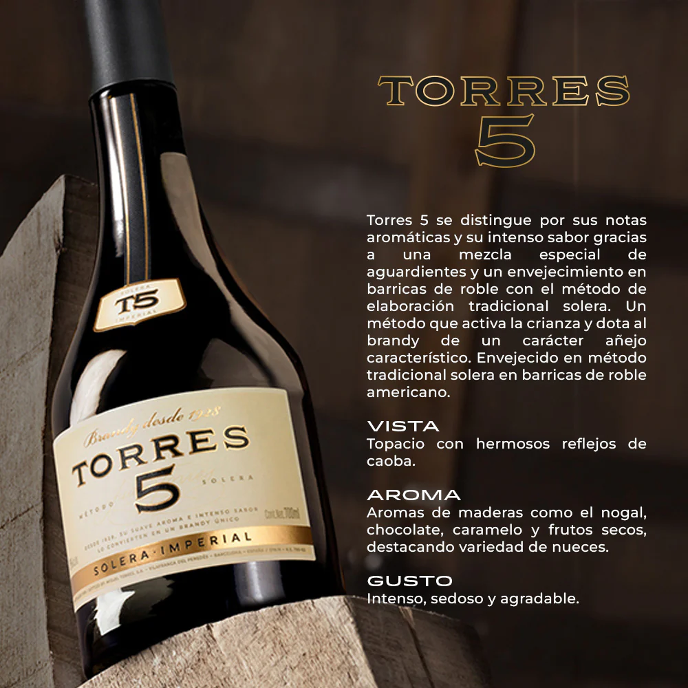 BRANDY TORRES 5 700ML - Image 5