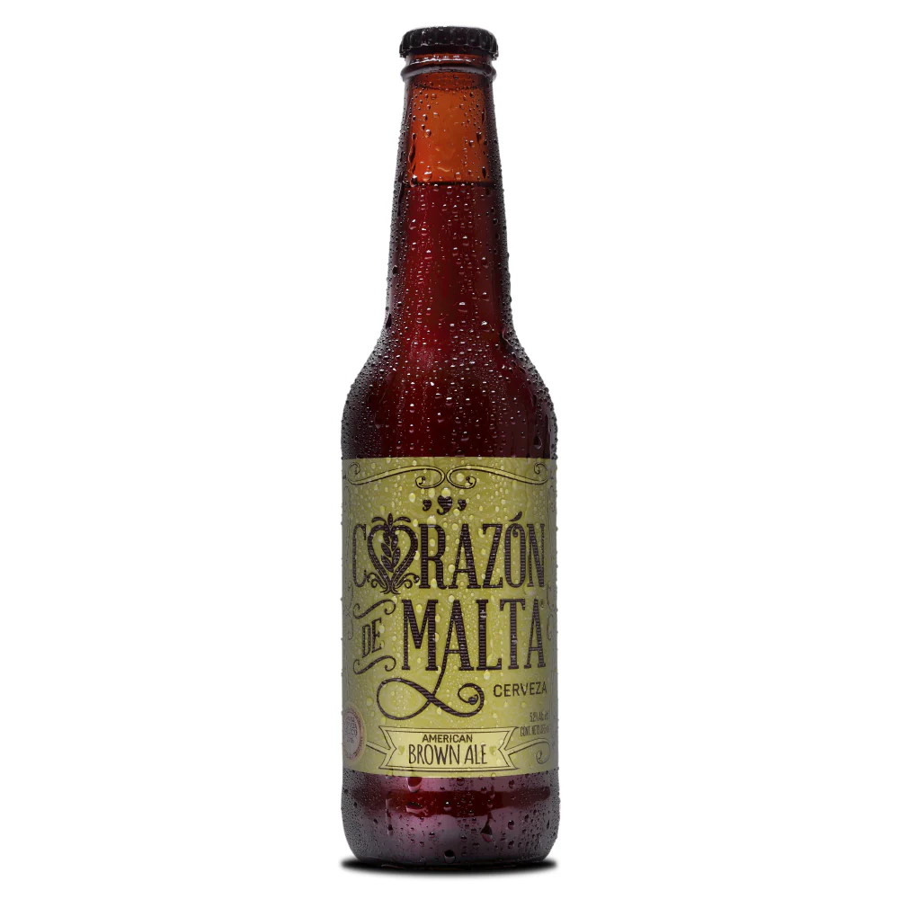 CERVEZA CORAZON DE MALTA AMERICAN BROWN ALE 355ML