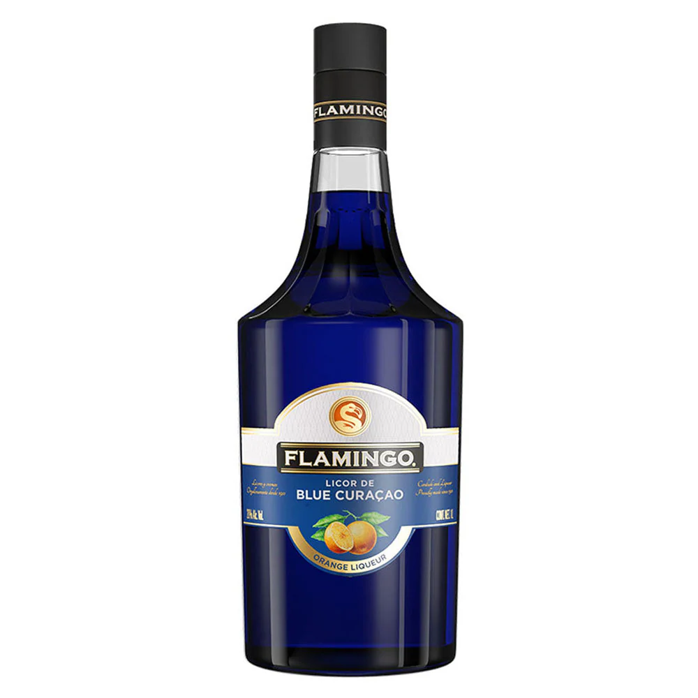 LICOR DE BLUE CURACAO FLAMINGO 1000ML