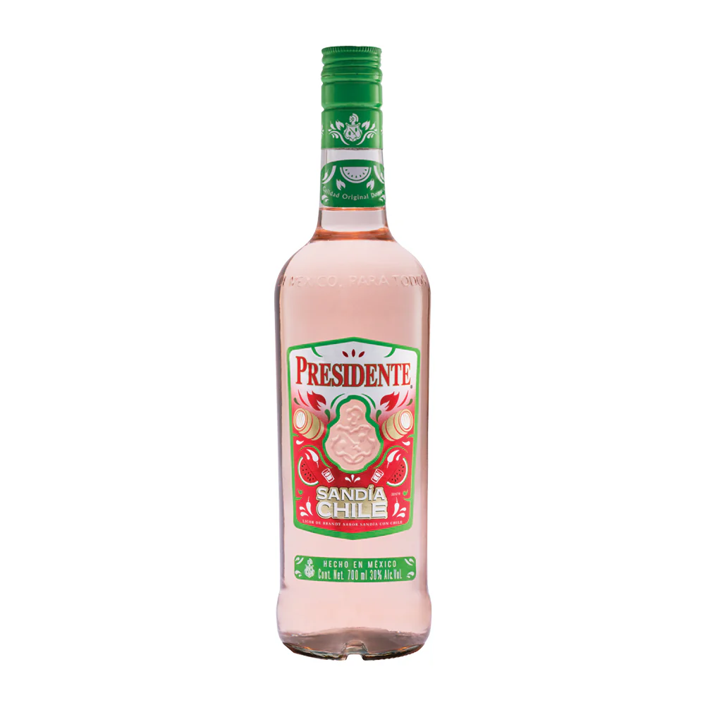 LICOR DE BRANDY PRESIDENTE SANDIA CHILE 700ML