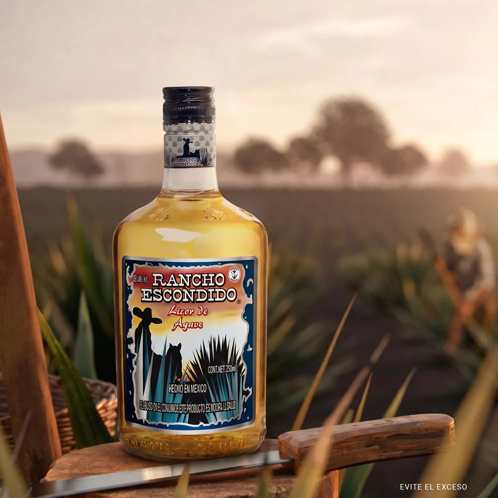 LICOR DE AGAVE RANCHO ESCONDIDO 750ML - Image 2