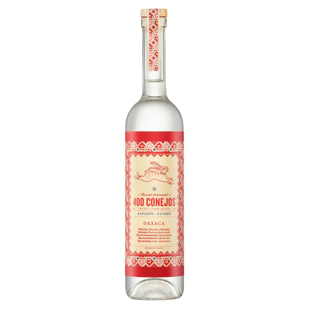 MEZCAL 400 CONEJOS ESPADIN-CUISHE 750ML
