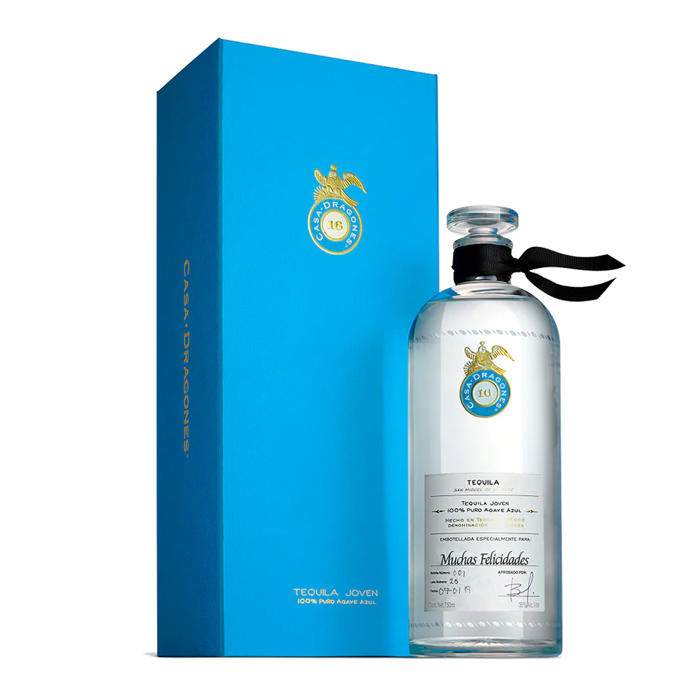 TEQUILA CASA DRAGONES JOVEN PERSONALIZADA 750ML