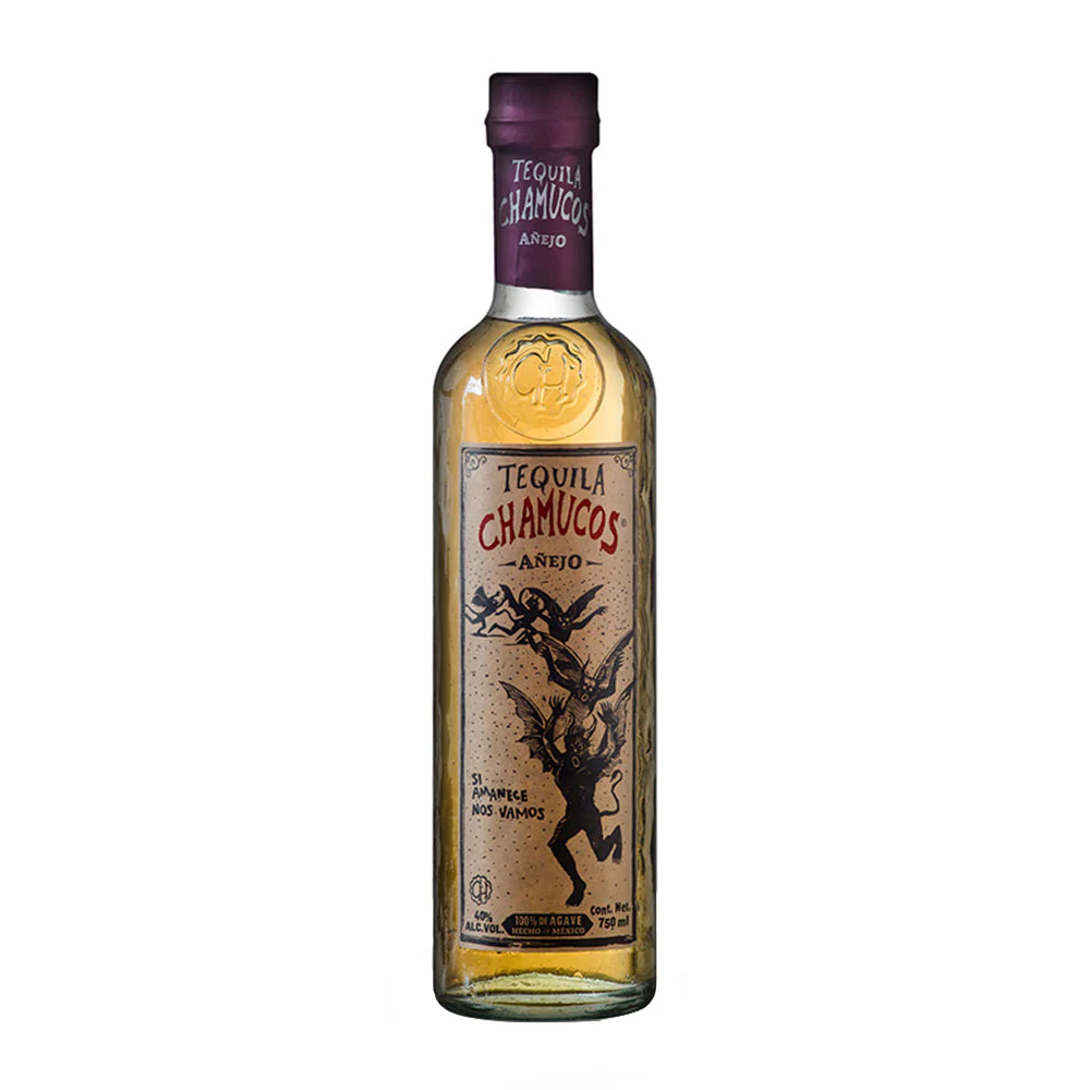 TEQUILA CHAMUCOS AÑEJO 750ML