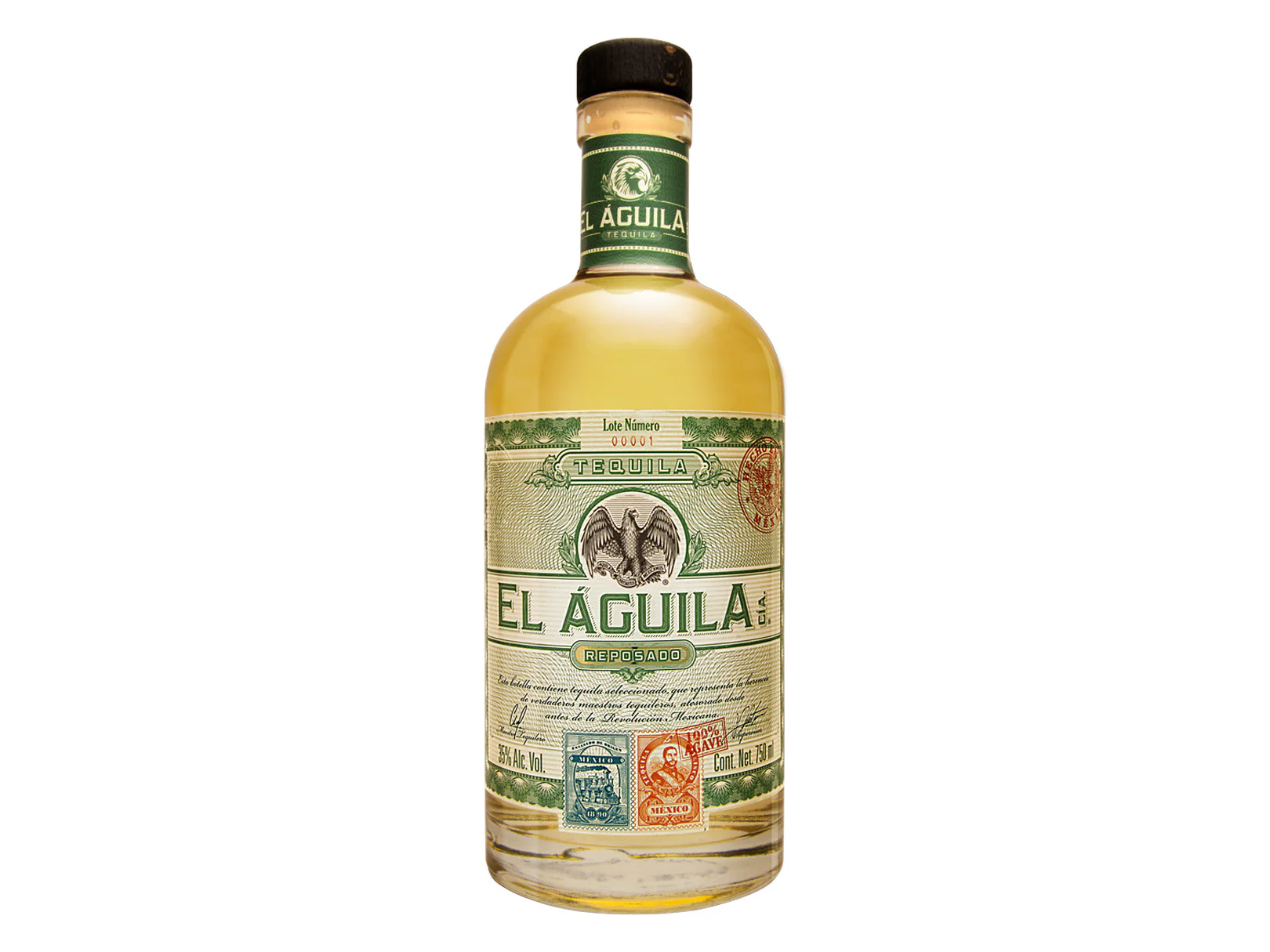 TEQUILA EL AGUILA CIA REPOSADO 750ML