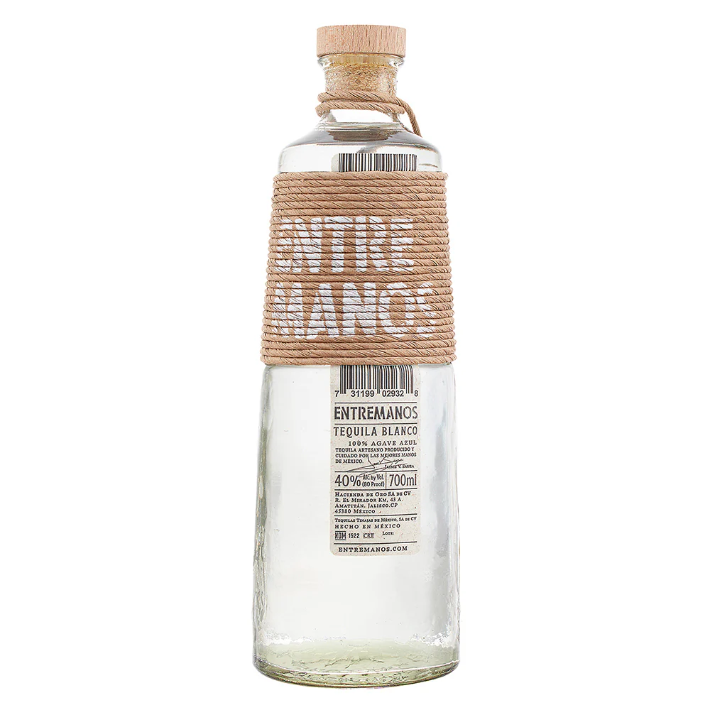 TEQUILA ENTREMANOS BLANCO 700 ML