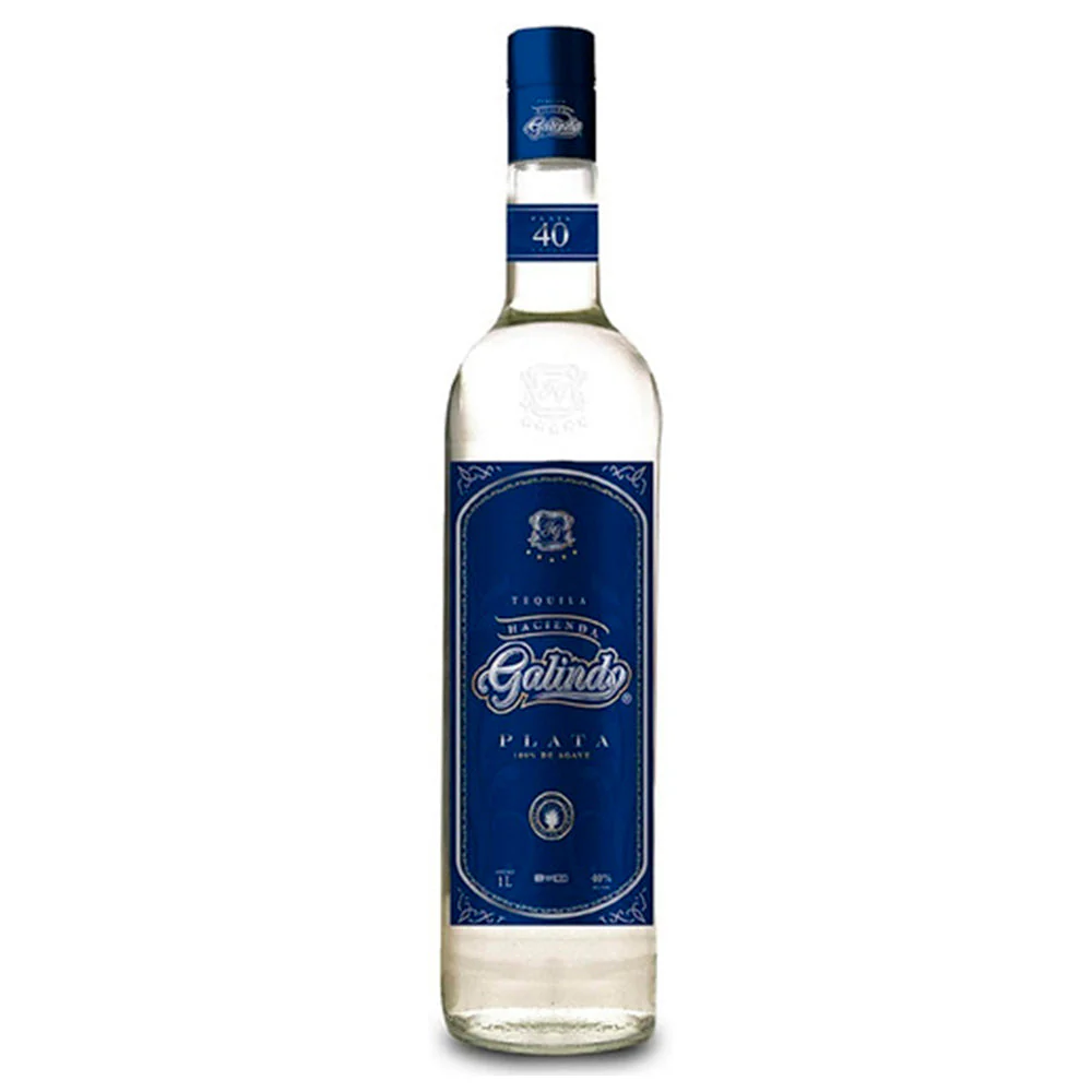 TEQUILA HACIENDA GALINDO PLATA 40 1000ML