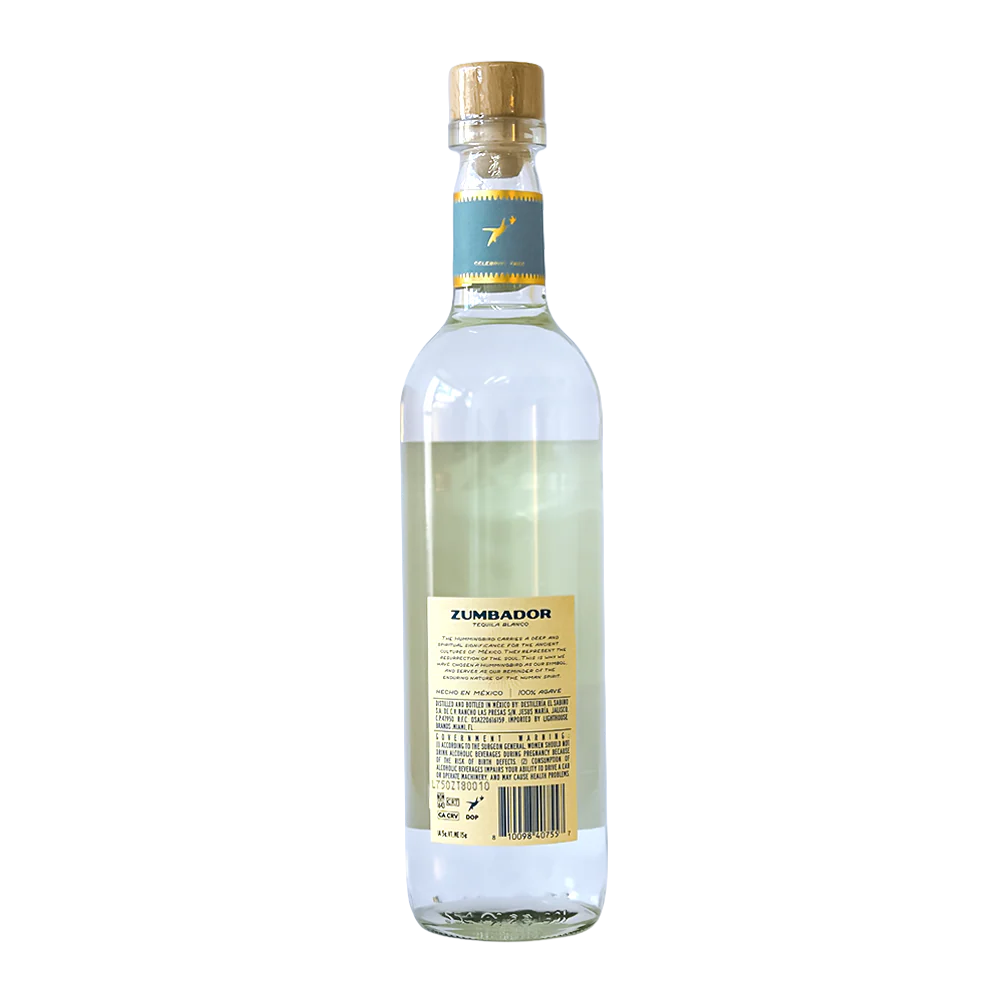 TEQUILA ZUMBADOR BLANCO 750ML - Image 3