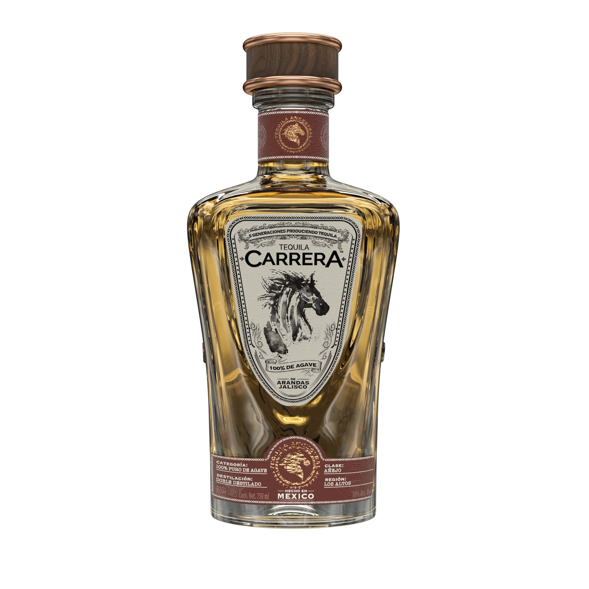 TEQUILA CARRERA AÑEJO 750ML