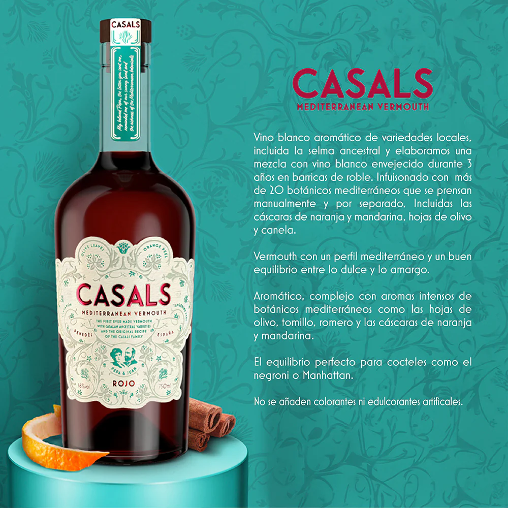 VERMOUTH CASALS ROJO 750ML - Image 5