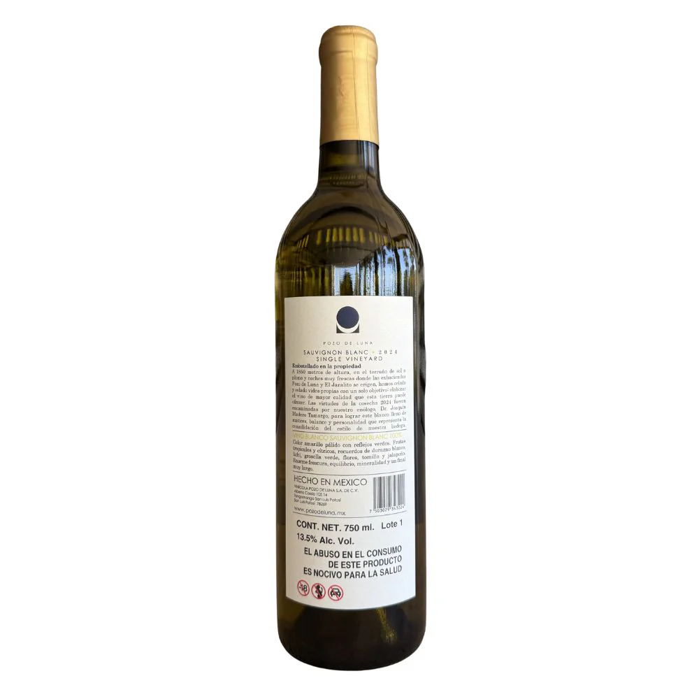 VINO BLANCO POZO DE LUNA SAUVBLANC 750ML - Image 3