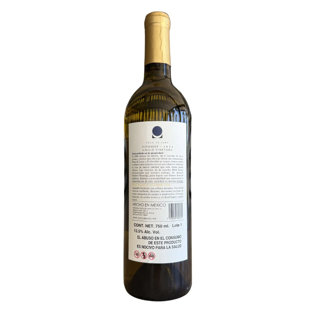 VINO BLANCO POZO DE LUNA VIOGNIER 750ML - Image 3
