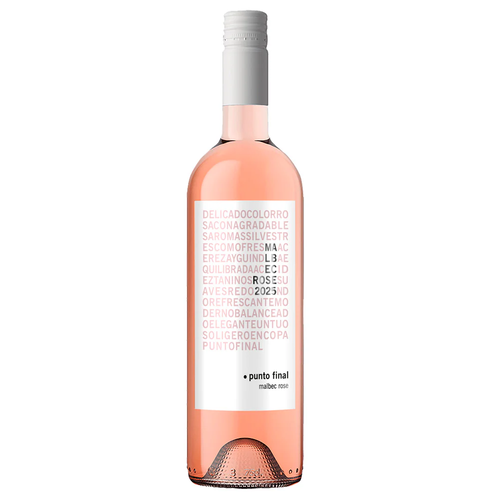 VINO ROSADO PUNTO FINAL MALBEC ROSE 750ML