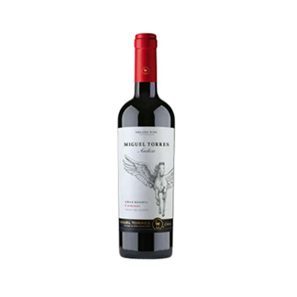 VINO TINTO ANDICA CARMENERE TORRES ORG 750ML