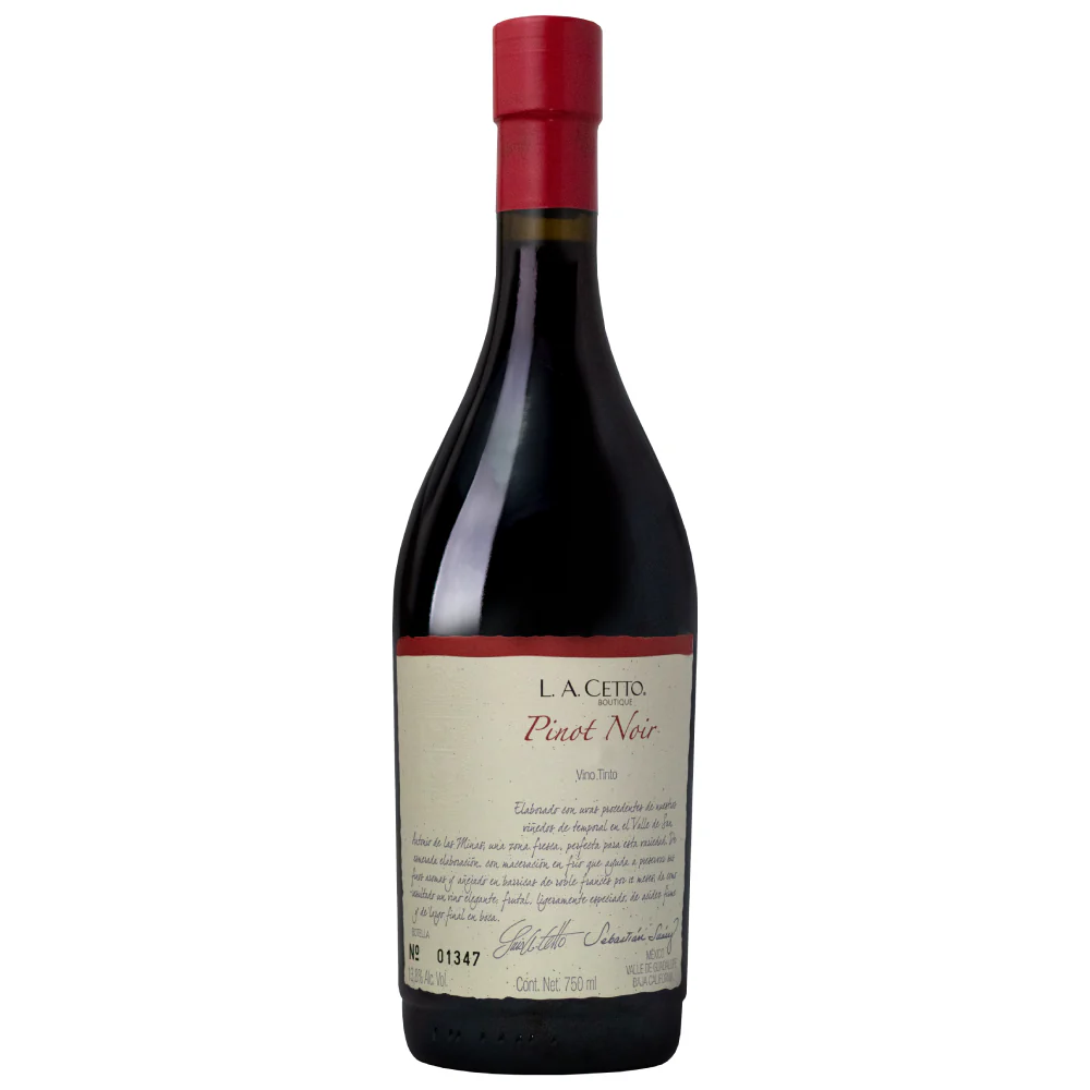 VINO TINTO BOUTIQUE PINOT NOIR L.A. CETTO 750ML