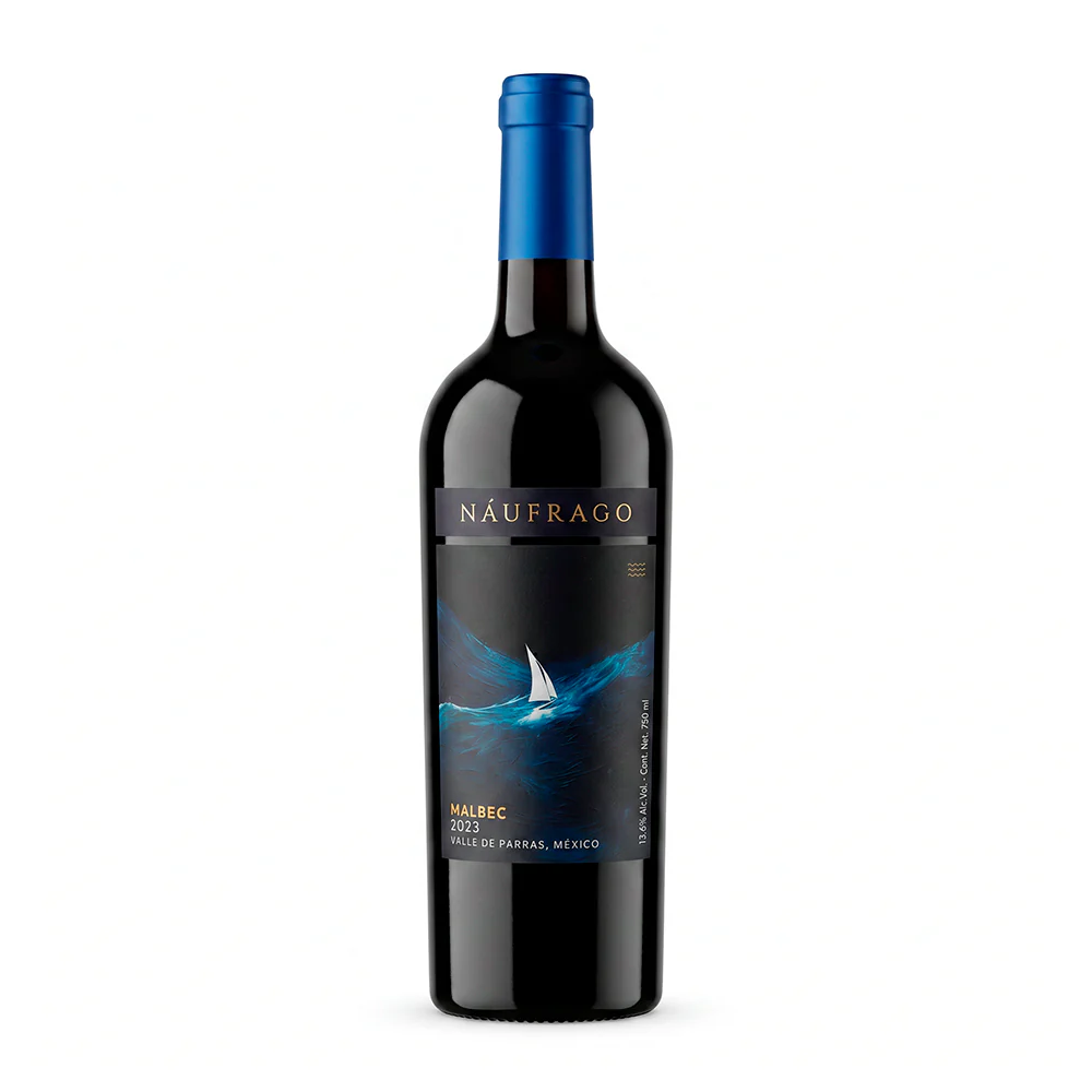 VINO TINTO CASA NAUFRAGO MALBEC 750ML