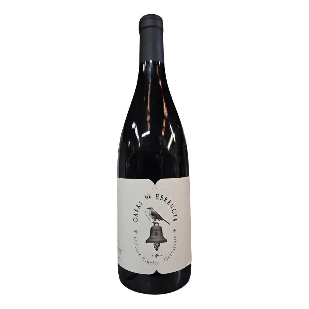 VINO TINTO CASAS DE HERENCIA DOLORES HIDALGO GUANAJUATO 750ML