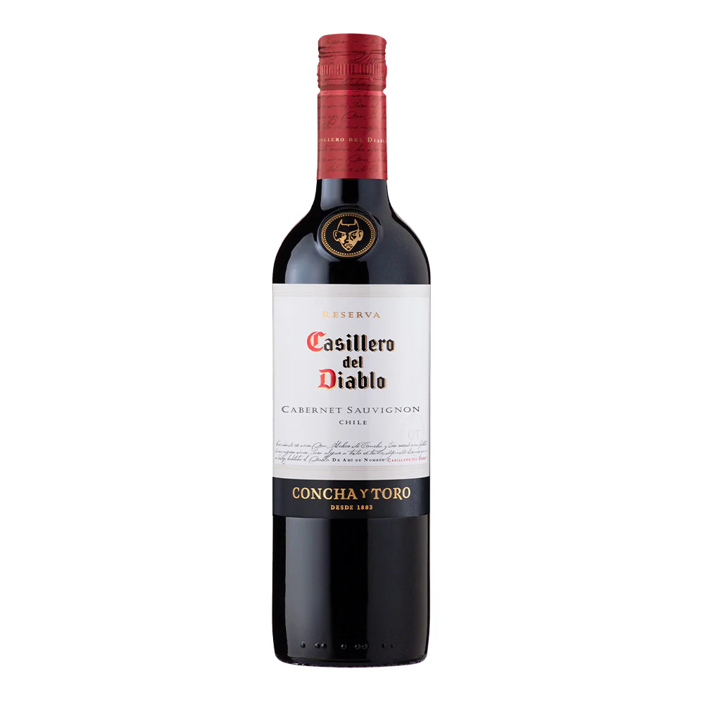 VINO TINTO CASILLERO DEL DIABLO CABERNET SAUVIGNON 375ML