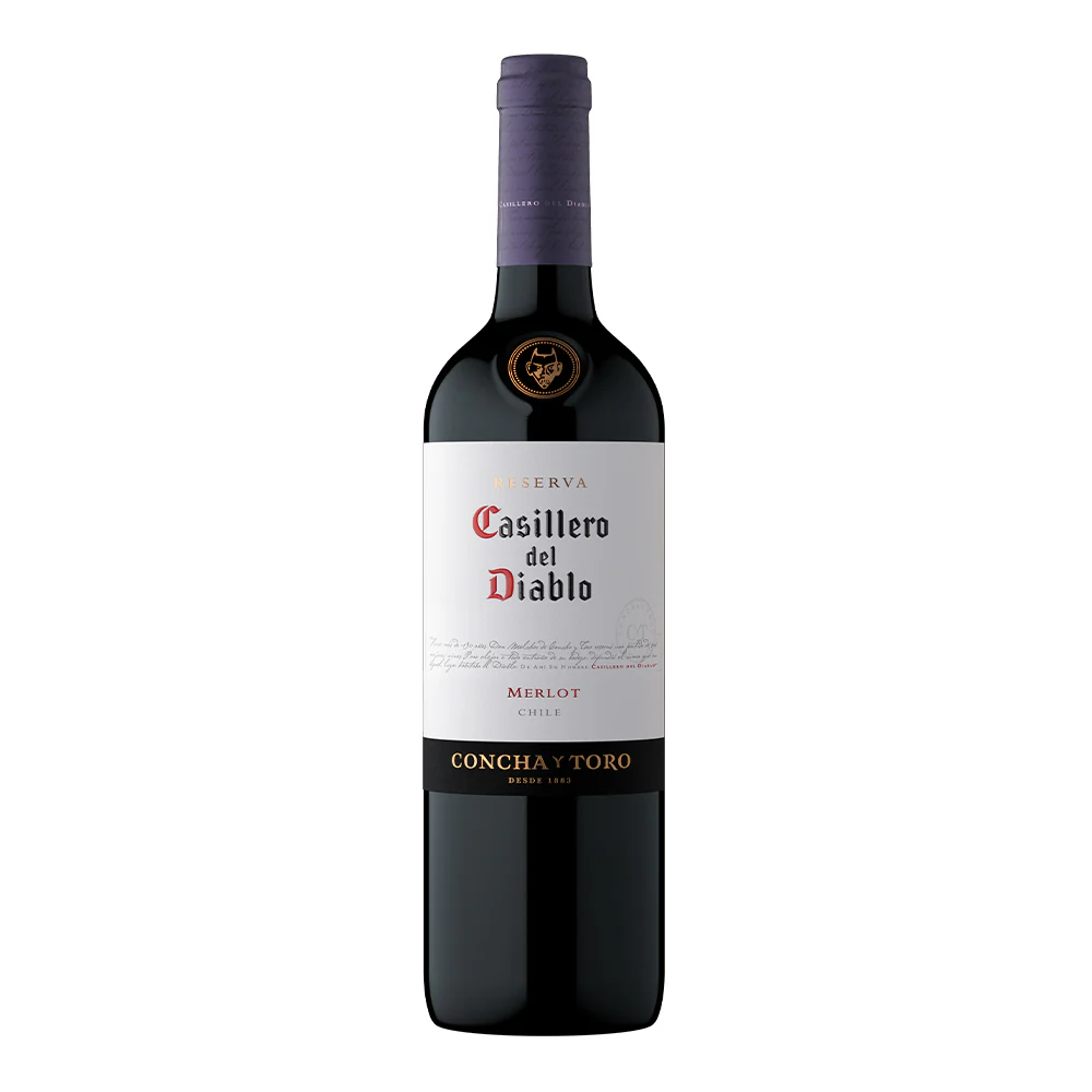 VINO TINTO CASILLERO DEL DIABLO MERLOT 750ML