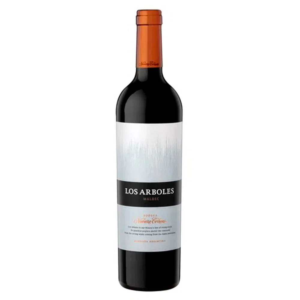 VINO TINTO LOS ARBOLES MALBEC 750ML