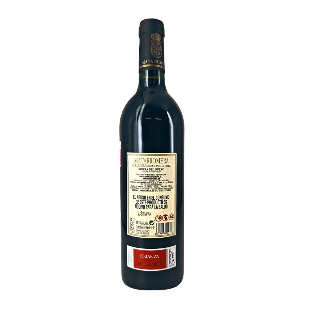 VINO TINTO MATARROMERA CRIANZA 750ML - Image 3