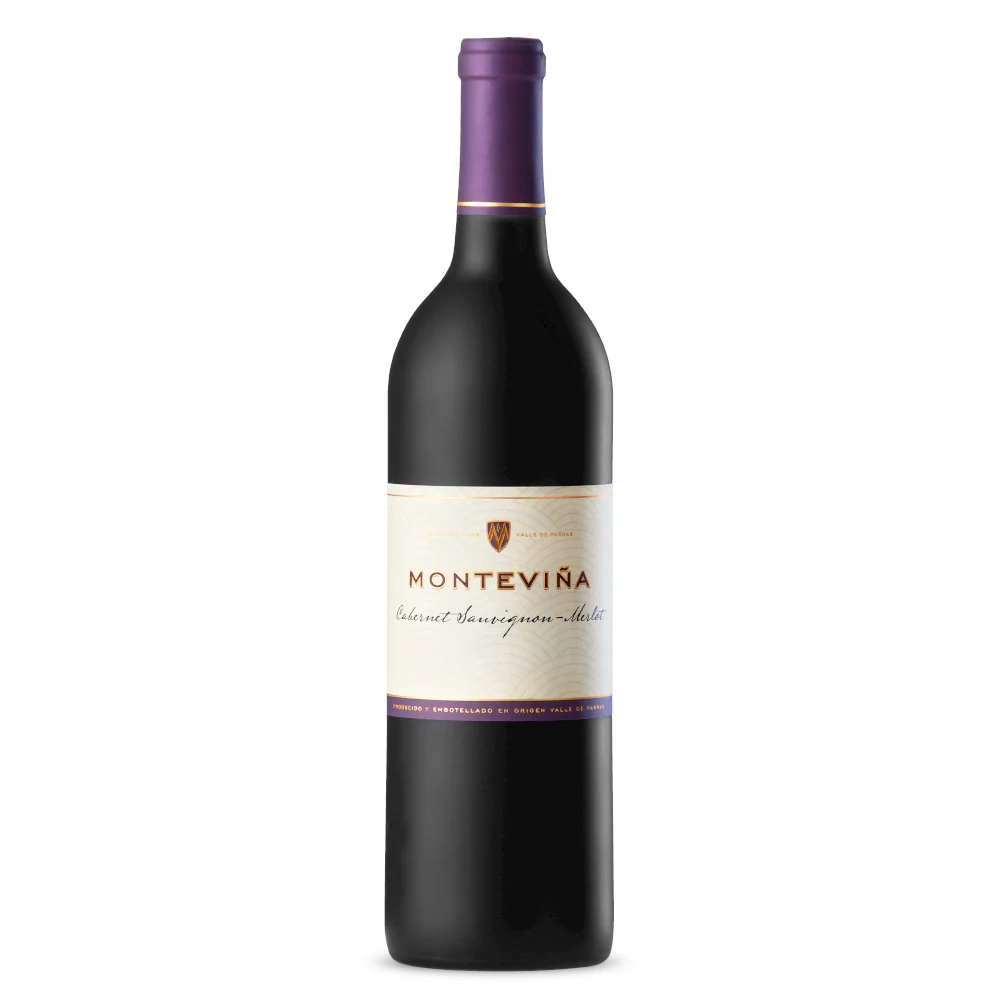 VINO TINTO MONTEVIÑA CABERNET SAUVIGNON-MERLOT 750ML