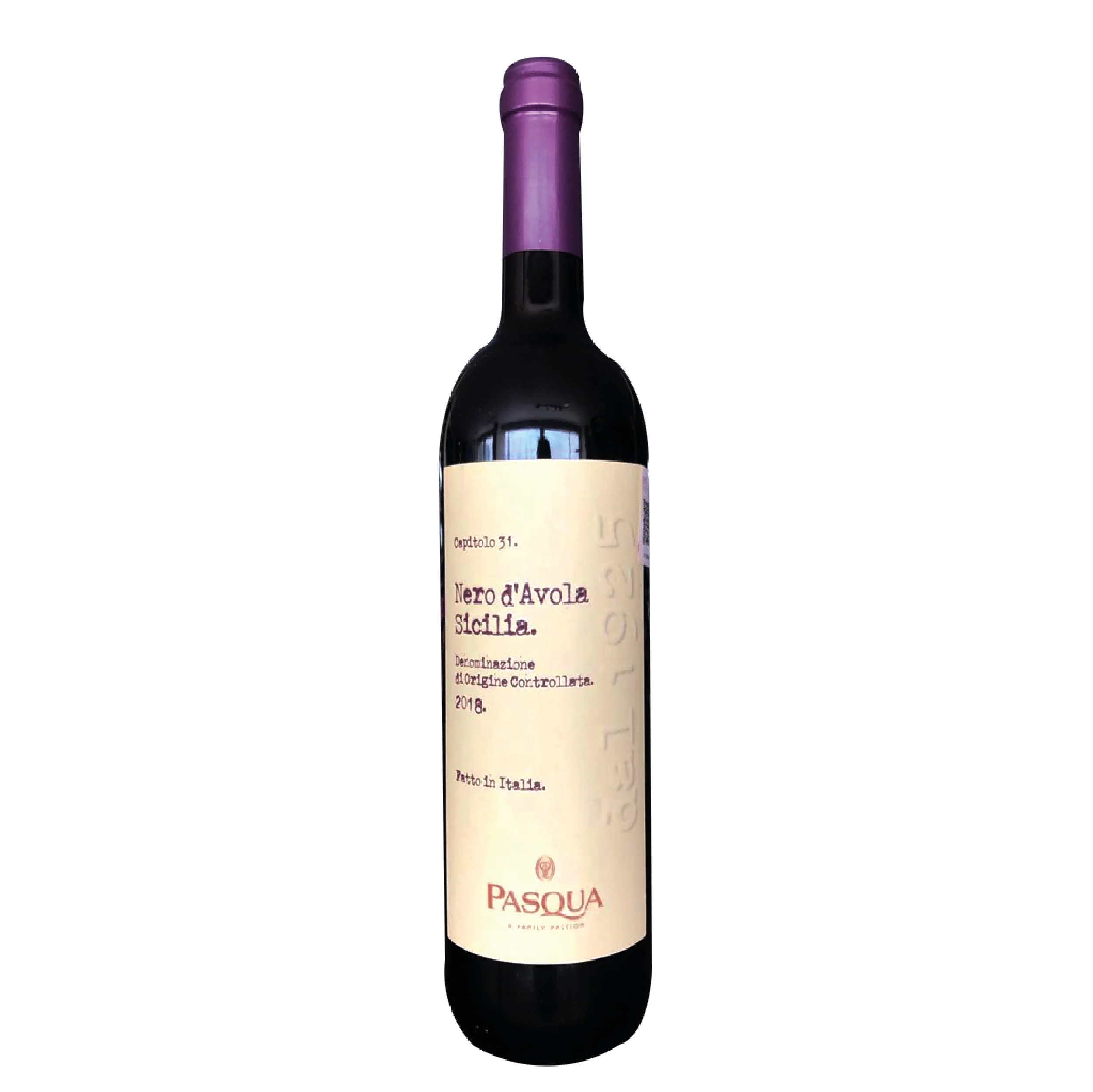 VINO TINTO PASQUA NERO D' AVOLA 750ML