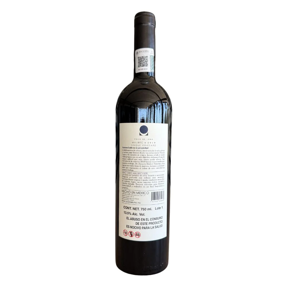 VINO TINTO POZO DE LUNA MALBEC 750ML - Image 3