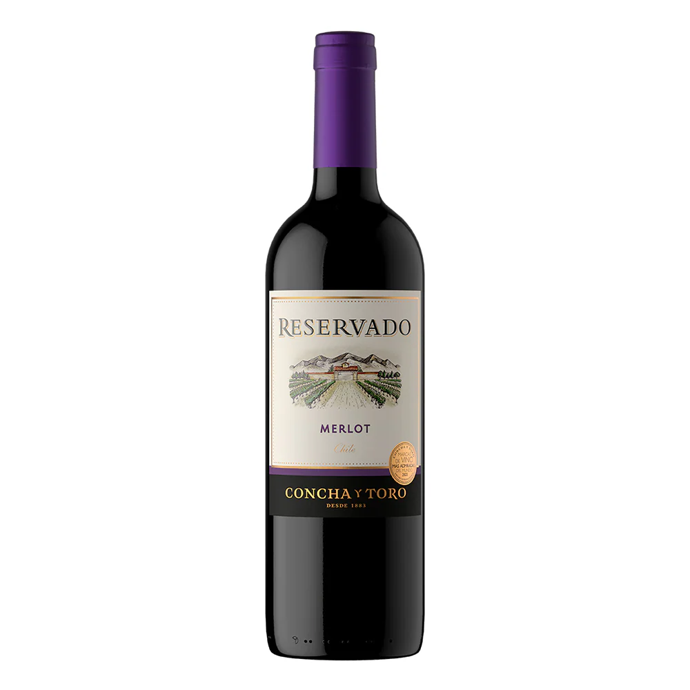 VINO TINTO RESERVADO MERLOT 750ML