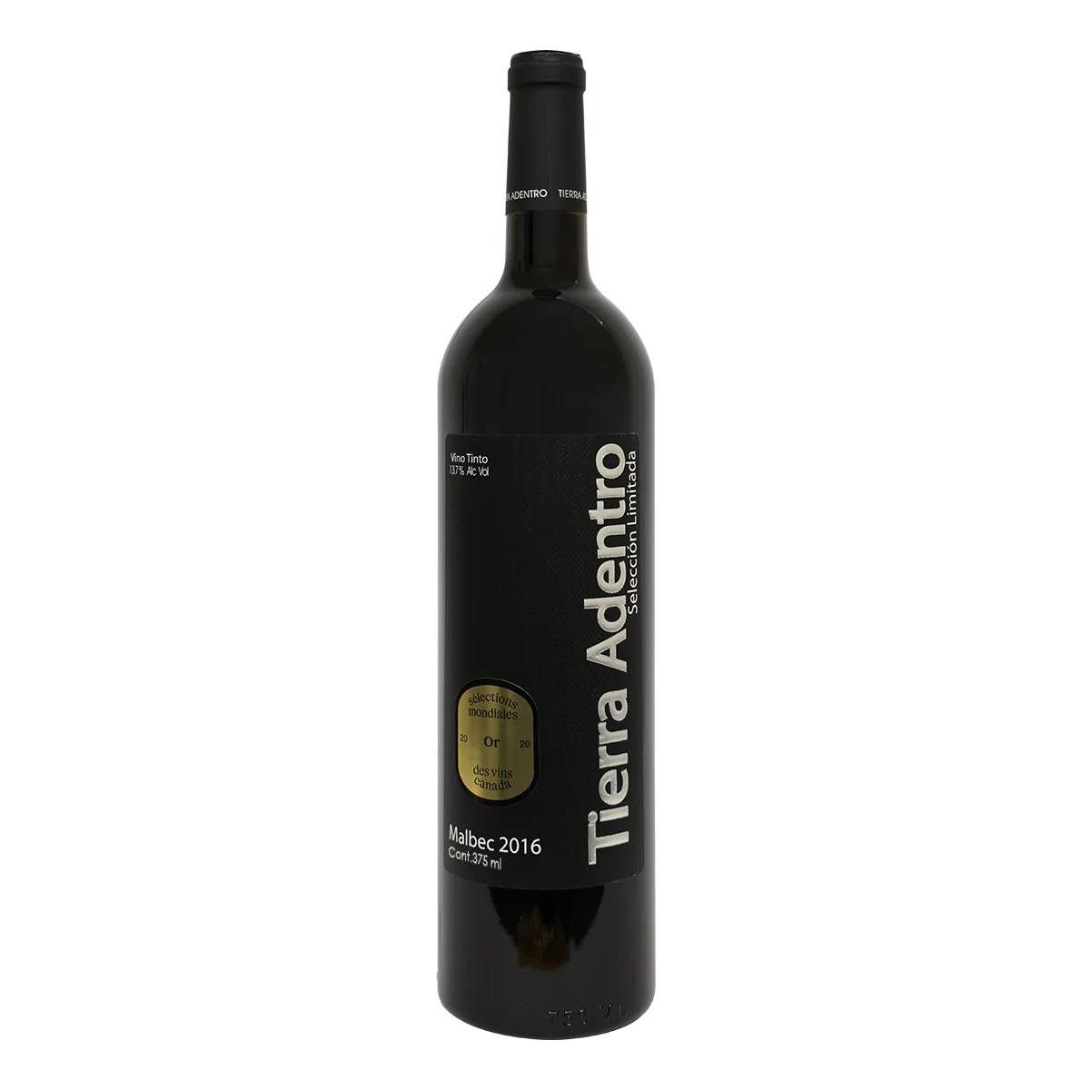 VINO TINTO TIERRA ADENTRO SELECCION LIMITADA MALBEC 375ML