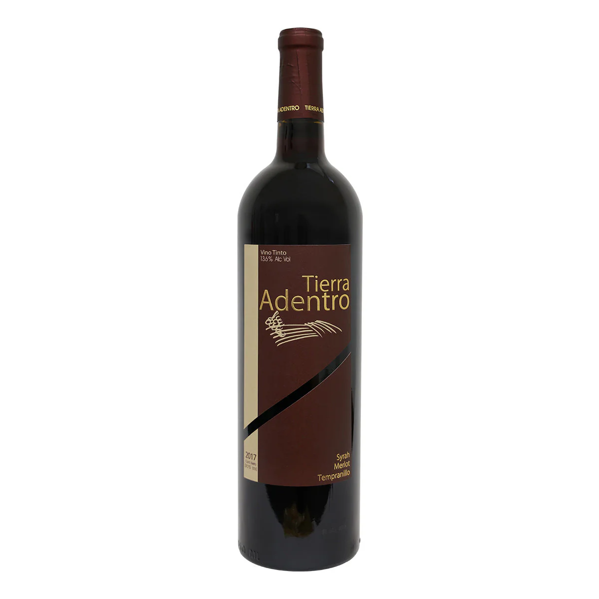 VINO TINTO TIERRA ADENTRO SYRAH-MERLOT-TEMPRANILLO 375ML