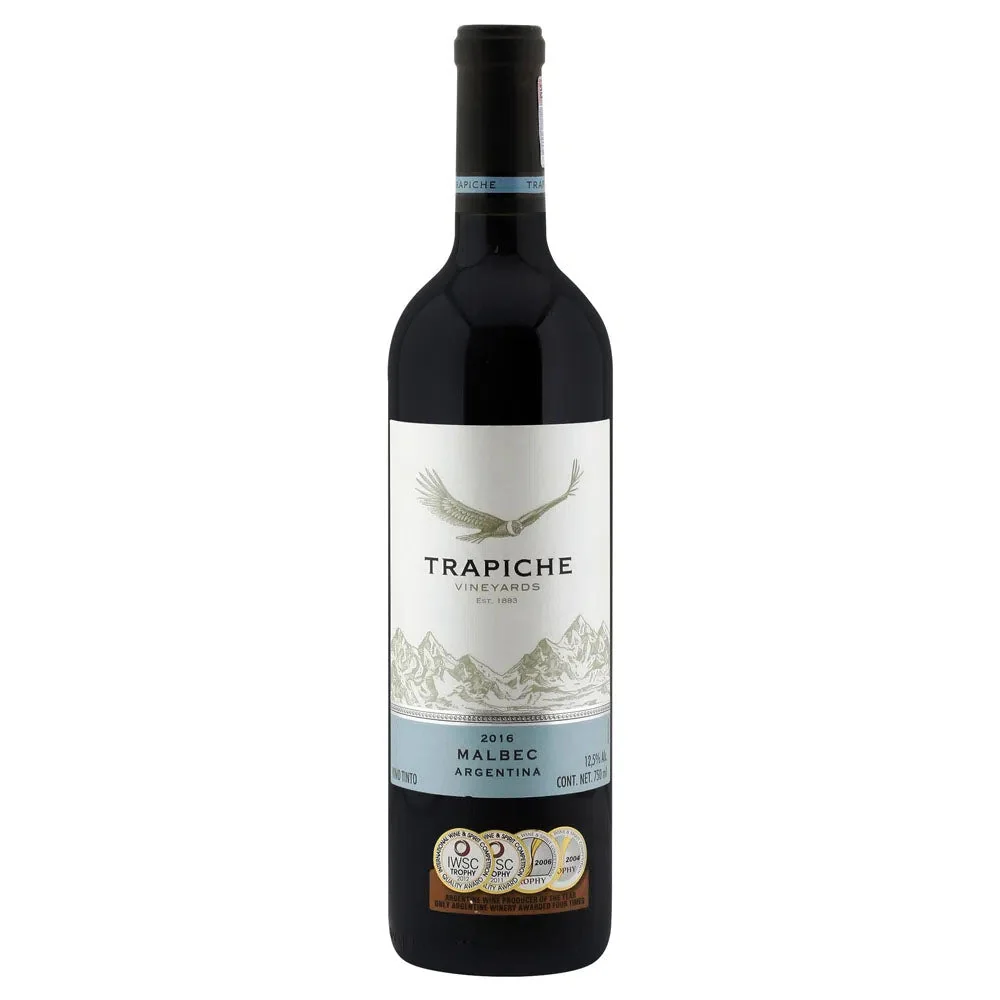 VINO TINTO TRAPICHE MALBEC 750ML