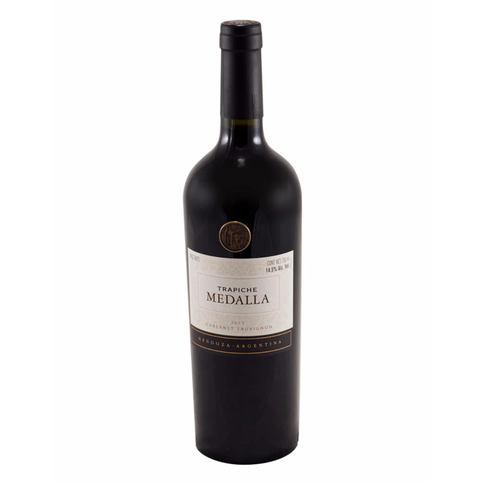 VINO TINTO TRAPICHE MEDALLA CABSAUV 750ML