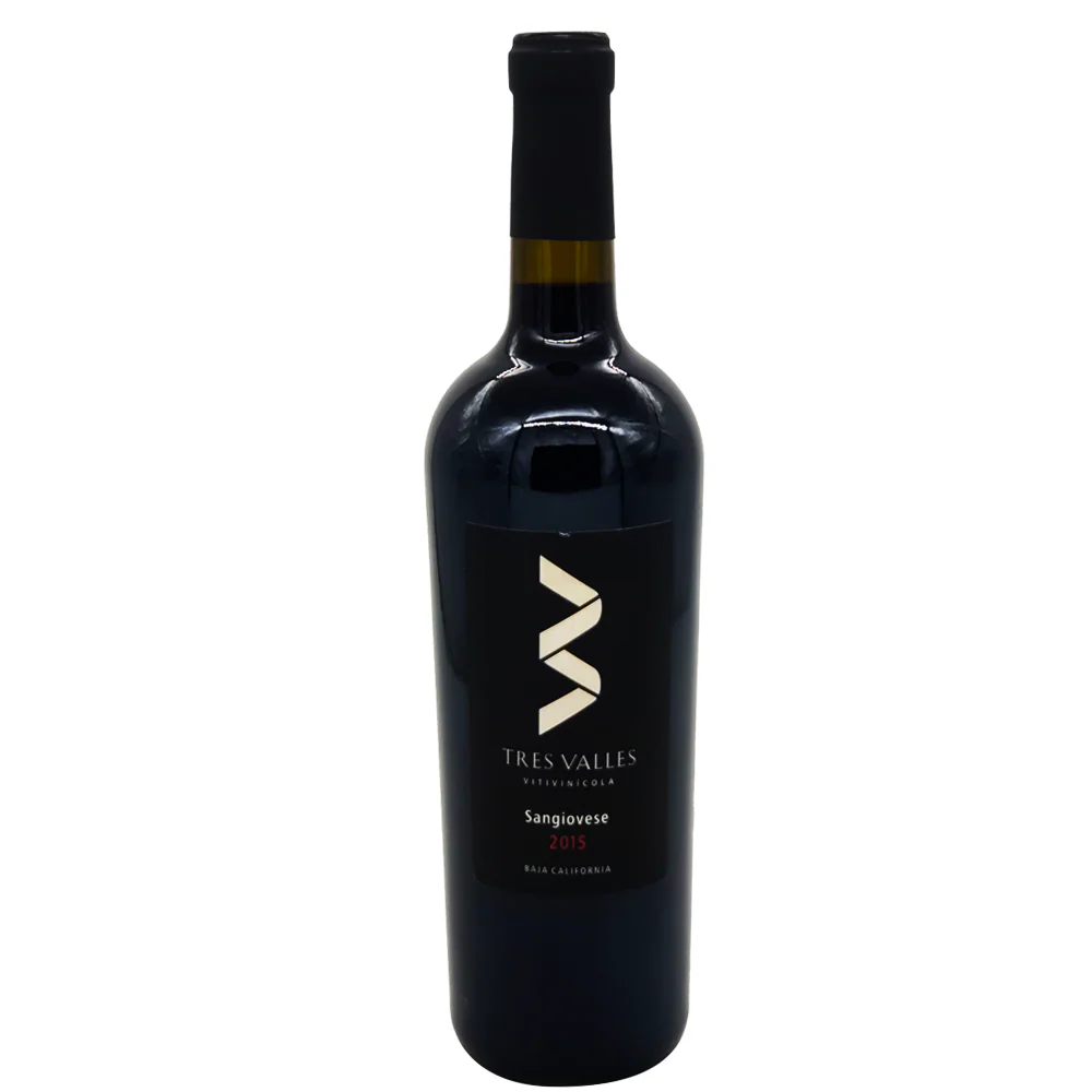 VINO TINTO TRES VALLES SANGIOVESE 750ML