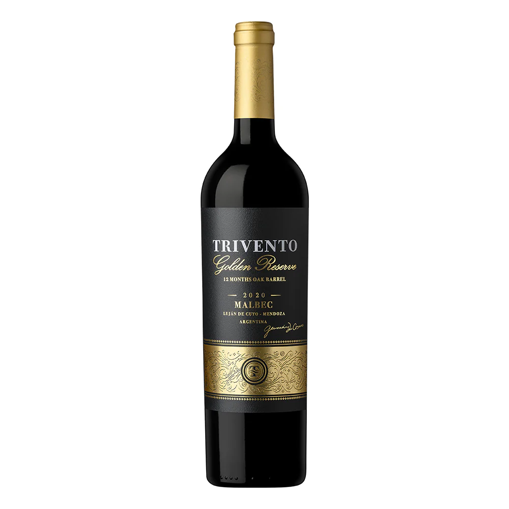 VINO TINTO TRIVENTO GOLDEN RESERVE MALBEC 750ML