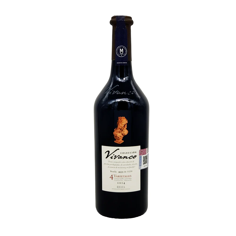 VINO TINTO VIVANCO COLECCION 4 VARIETALES 750ML